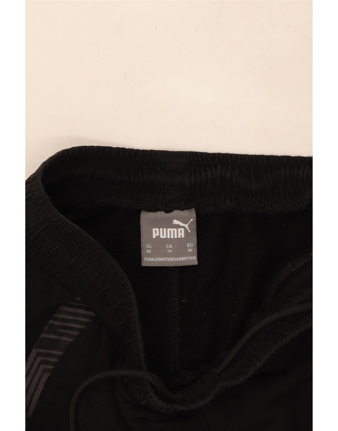 PUMA Ženske AC Milan Trenirke Hlače Joggers UK 4 XS crne geometrijske