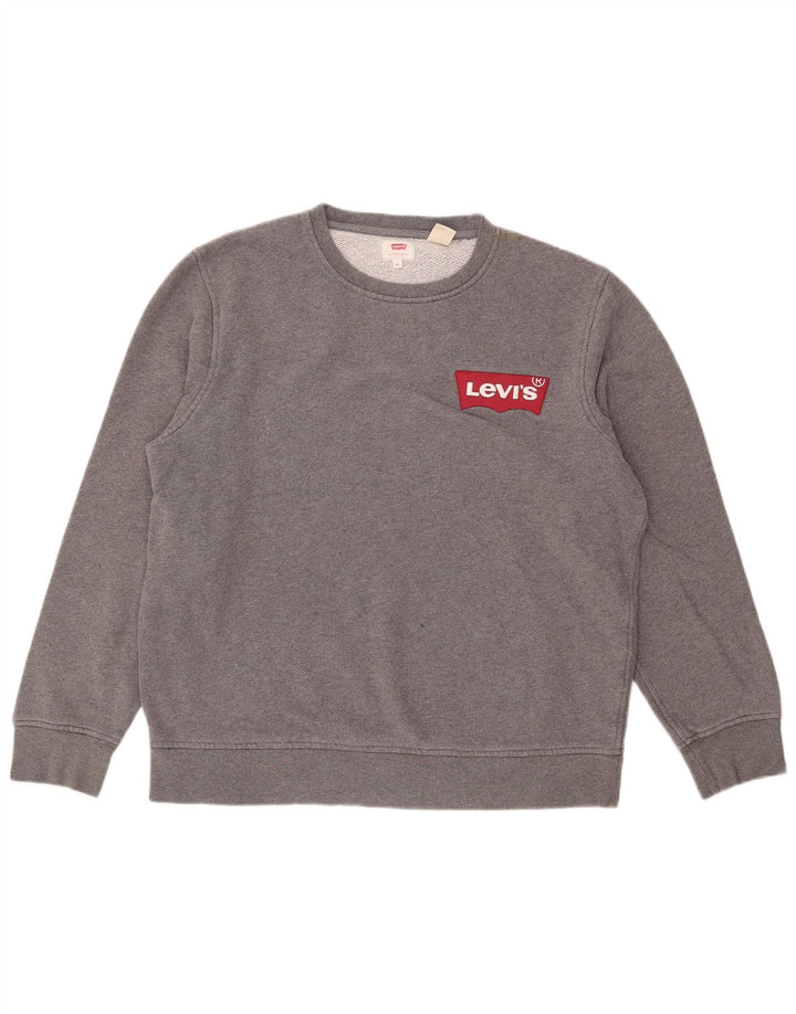 Levi's muška majica s motivima XL, sivi pamuk