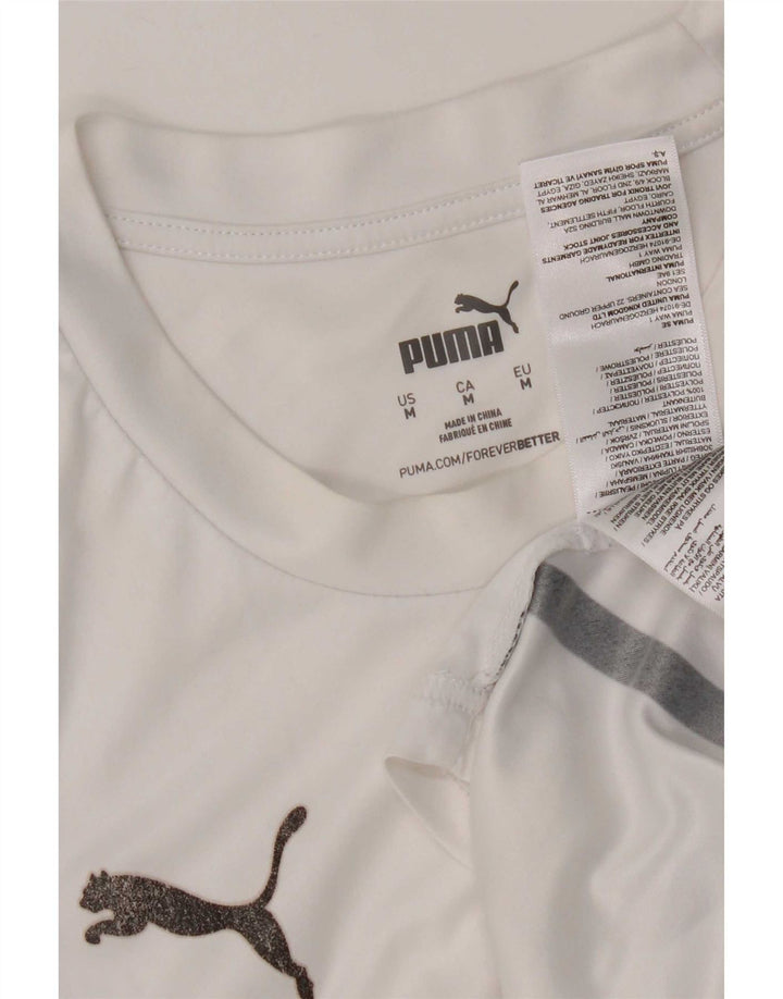 Puma ženska majica kratkih rukava s grafičkim motivima, srednji bijeli poliester