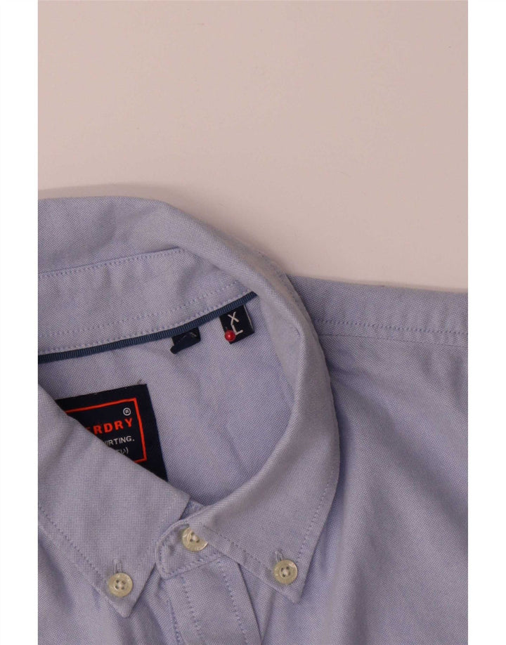 Superdry muška košulja XL plavi pamuk