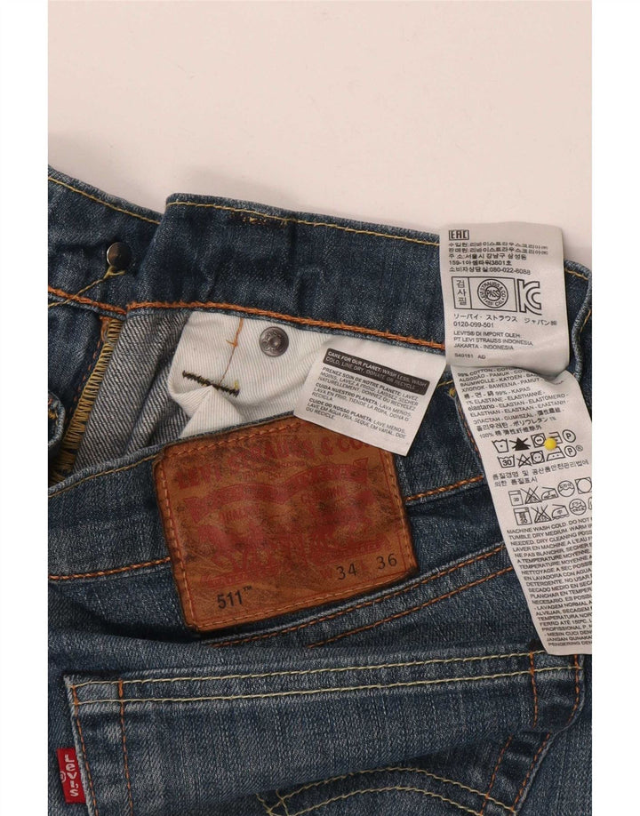 Levi's muške 511 uske traperice W34 L36 plavi pamuk