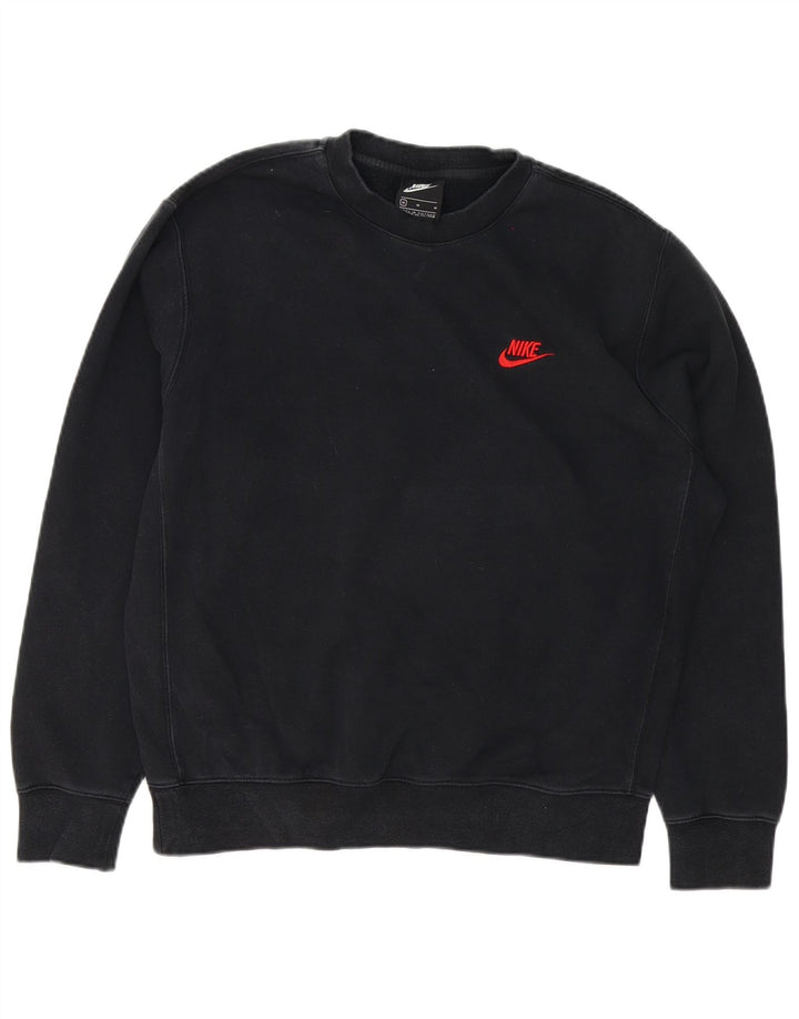 Nike muška majica srednje veličine, crni pamuk