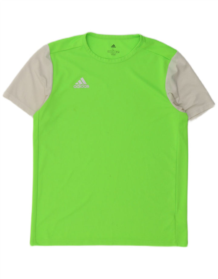 Adidas muška majica Climalite Top veliki zeleni poliester u blokovima boja