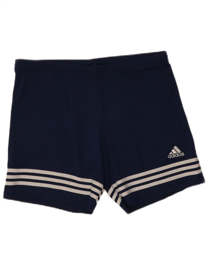 Adidas muške sportske kratke hlače Climalite Medium tamnoplavi poliester