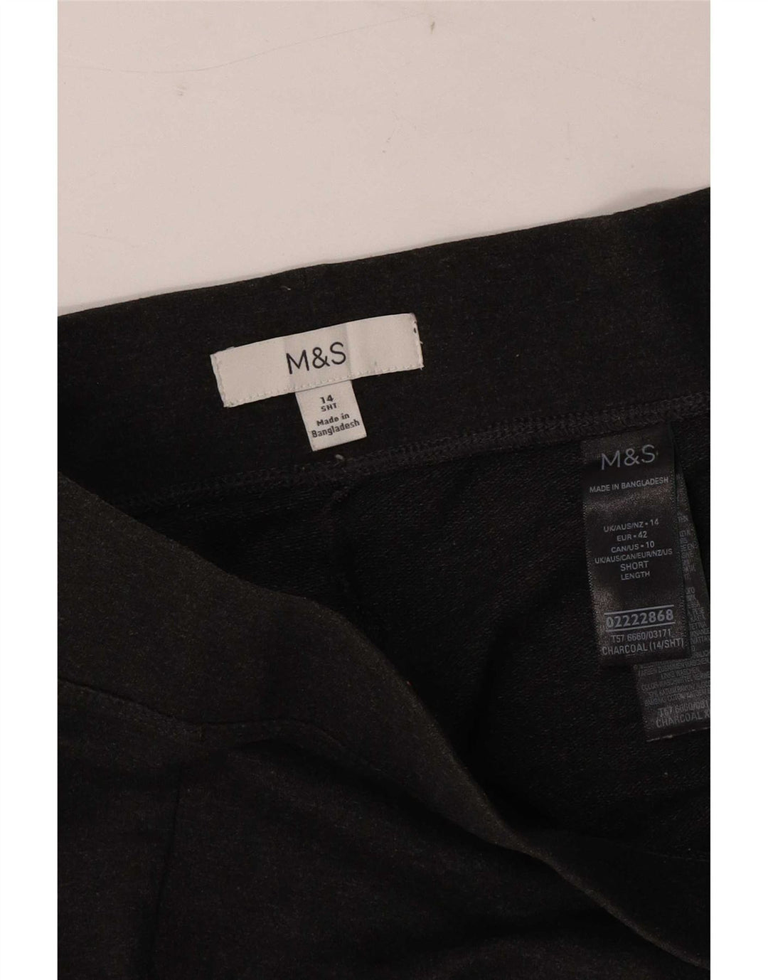 Marks & Spencer ženske tajice UK 14 Large Grey Cotton