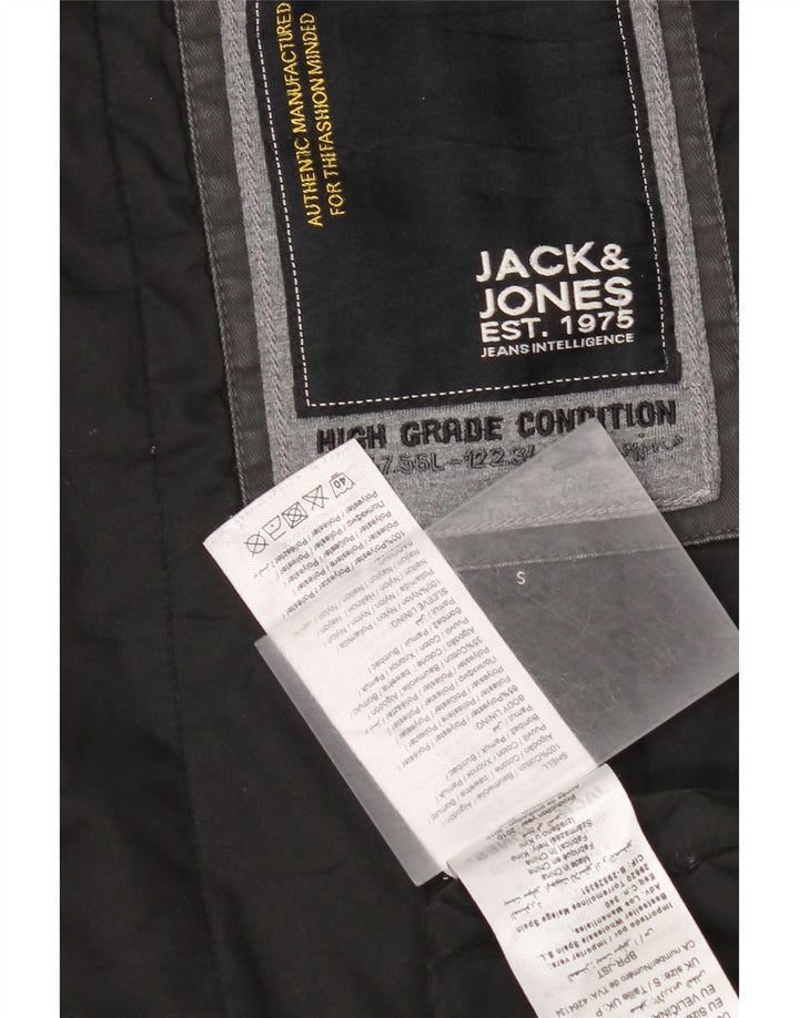 Jack & Jones muška vojna jakna UK 36 Mala siva pamuk