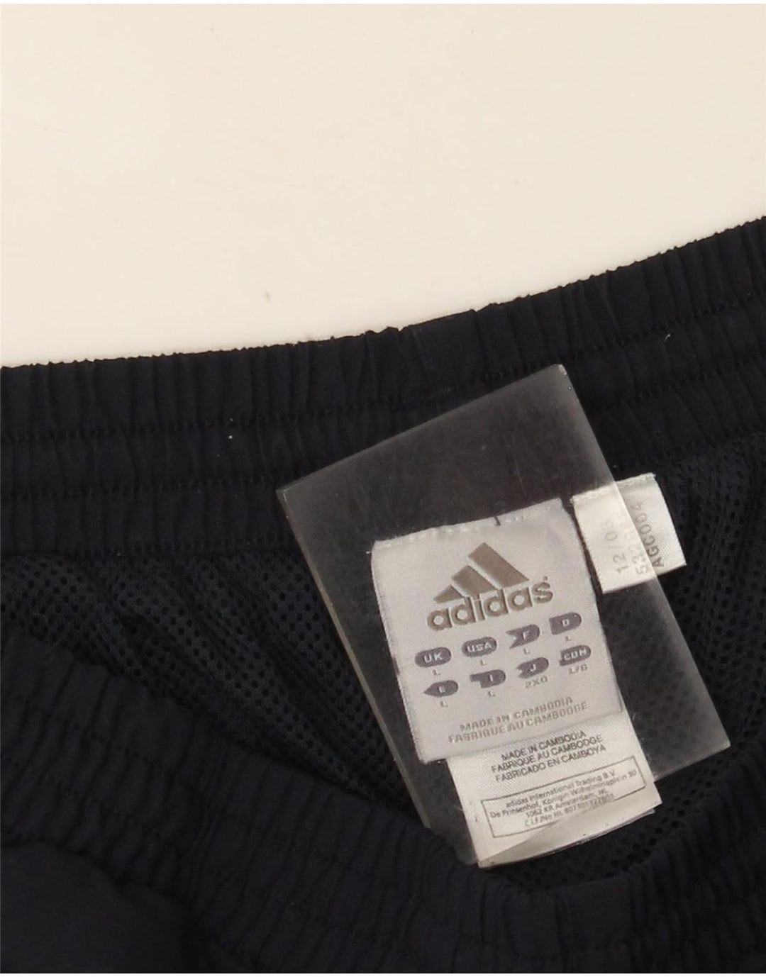 Adidas muške sportske kratke hlače Bermuda Large tamnoplavi poliester