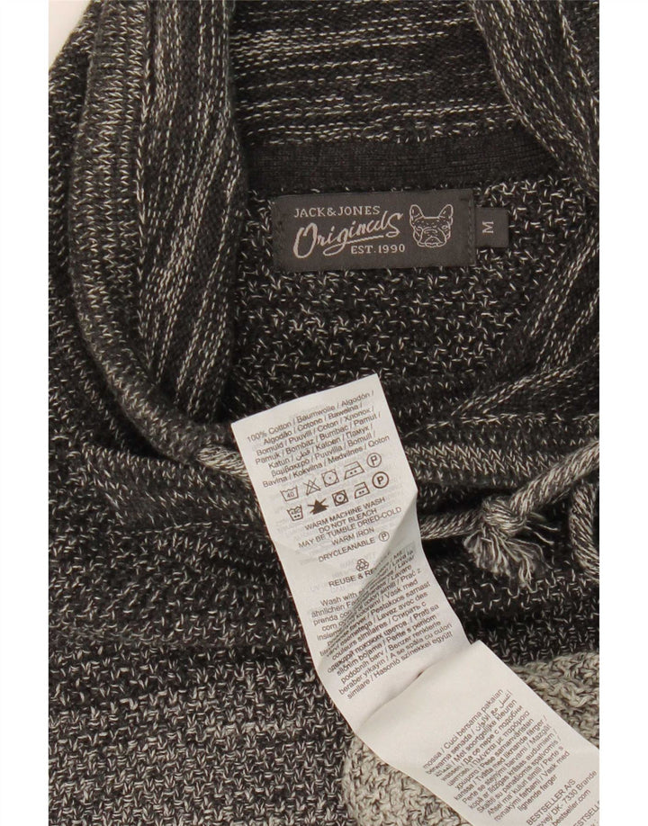 Jack & Jones muški džemper s rol izrezom srednje sive boje od pamuka