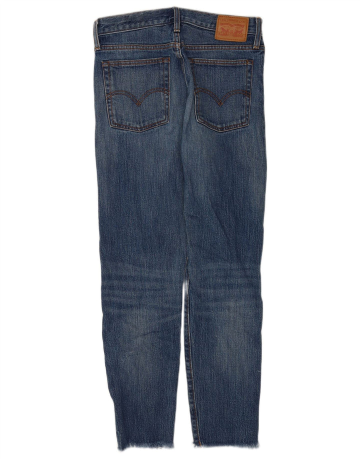 LEVI'S Ženske uske traperice W28 L27 Plavi pamuk