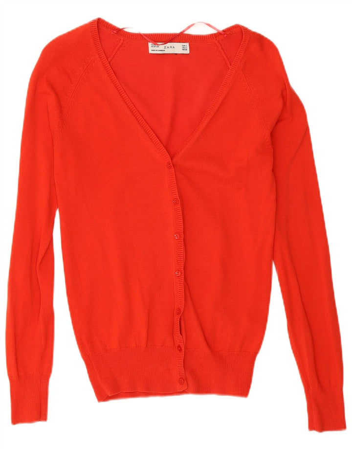 Zara ženski kardigan pulover UK 10 Small Red