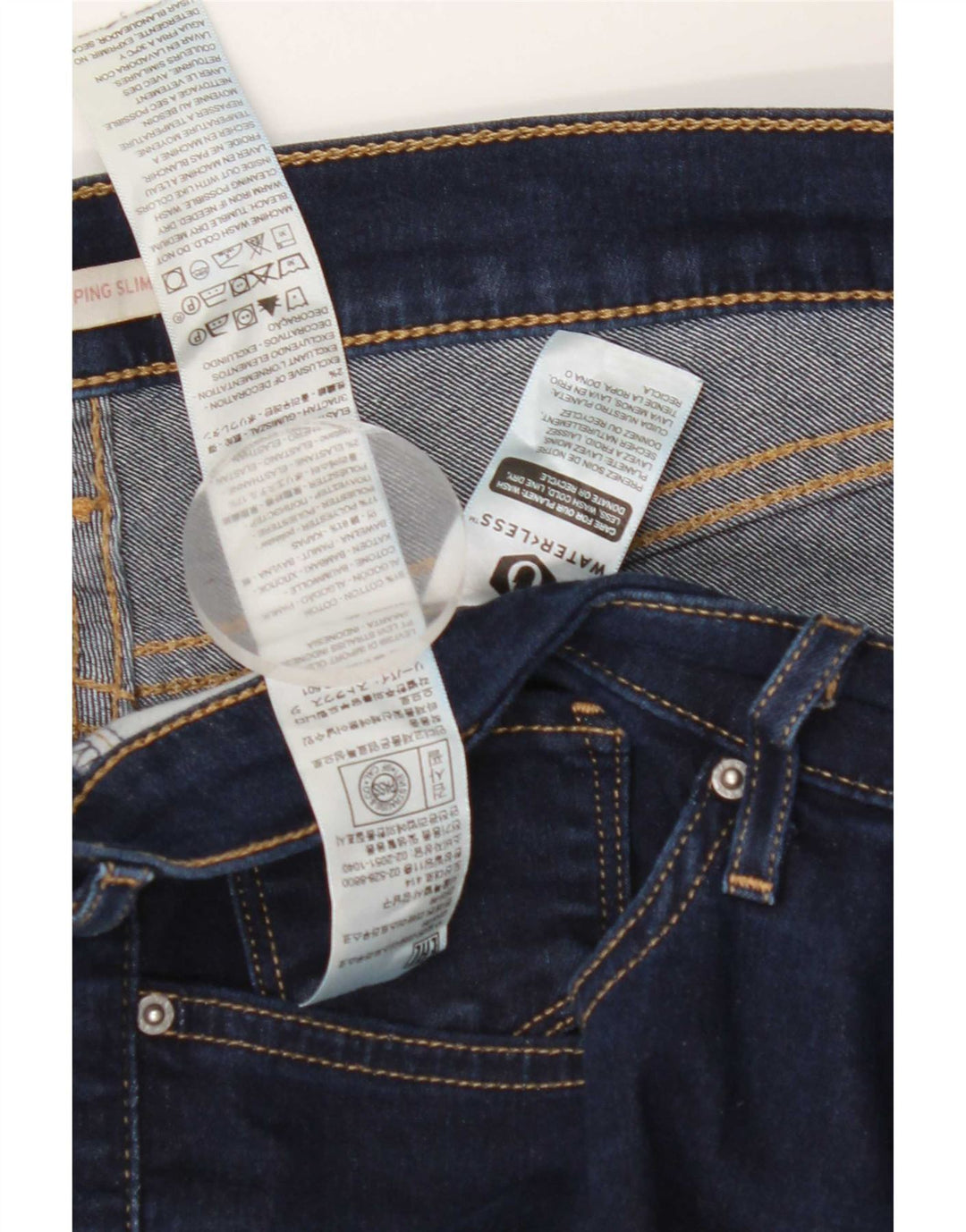 Levi's ženske 312 uske traperice W32 L30 plavi pamuk