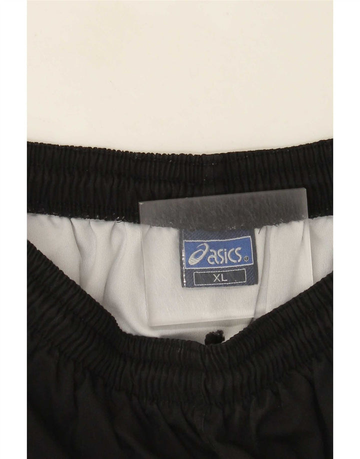 Asics muške grafičke sportske kratke hlače XL crni pamuk