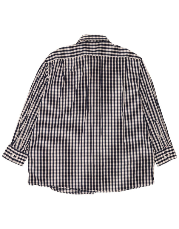 Tommy Hilfiger muška košulja standardnog kroja veličina 17 1/2 XL tamnoplava gingham