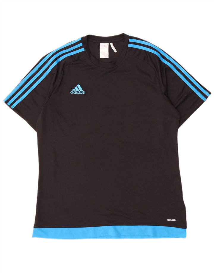 Adidas muška majica Climalite, veliki crni poliester