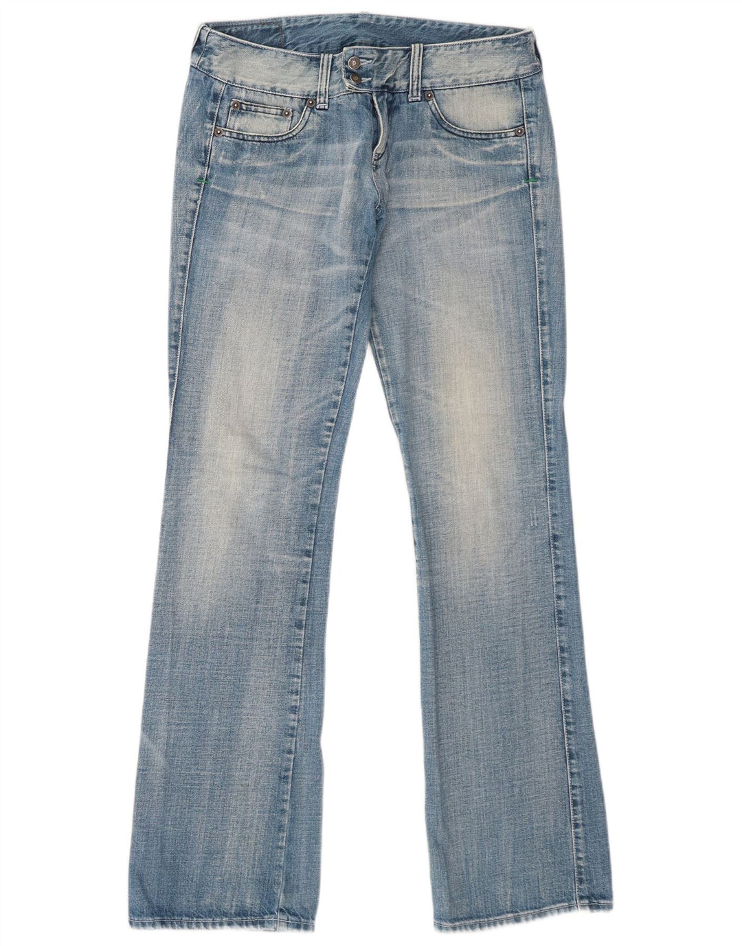 Ženske traperice Benetton Bootcut W28 L33 Plave
