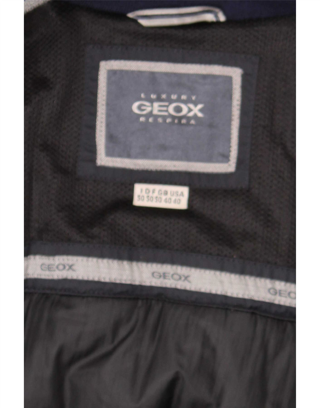 Geox Mens Respira podstavljena jakna UK 40 Large Black