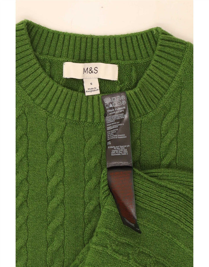 Marks & Spencer ženski prsluk bez rukava UK 10 mali zeleni poliester