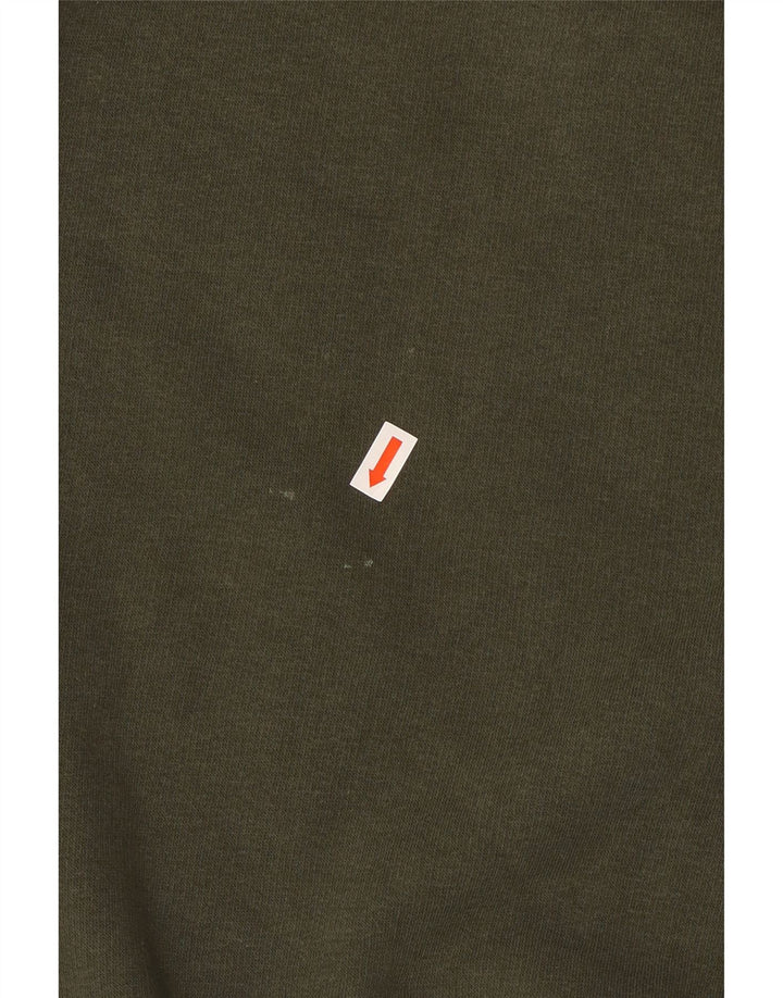 CHAMPION Mens Graphic Sweatshirt Jumper XL Khaki Cotton Vintage Champion and Second-Hand Champion from Messina Hembry 