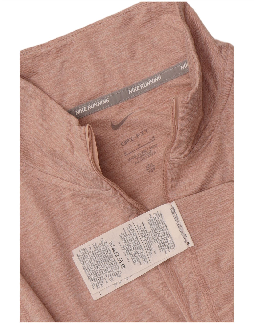 Nike Ženski Dri Fit Pulover Trenirka Top UK 10 Small Pink Flecked
