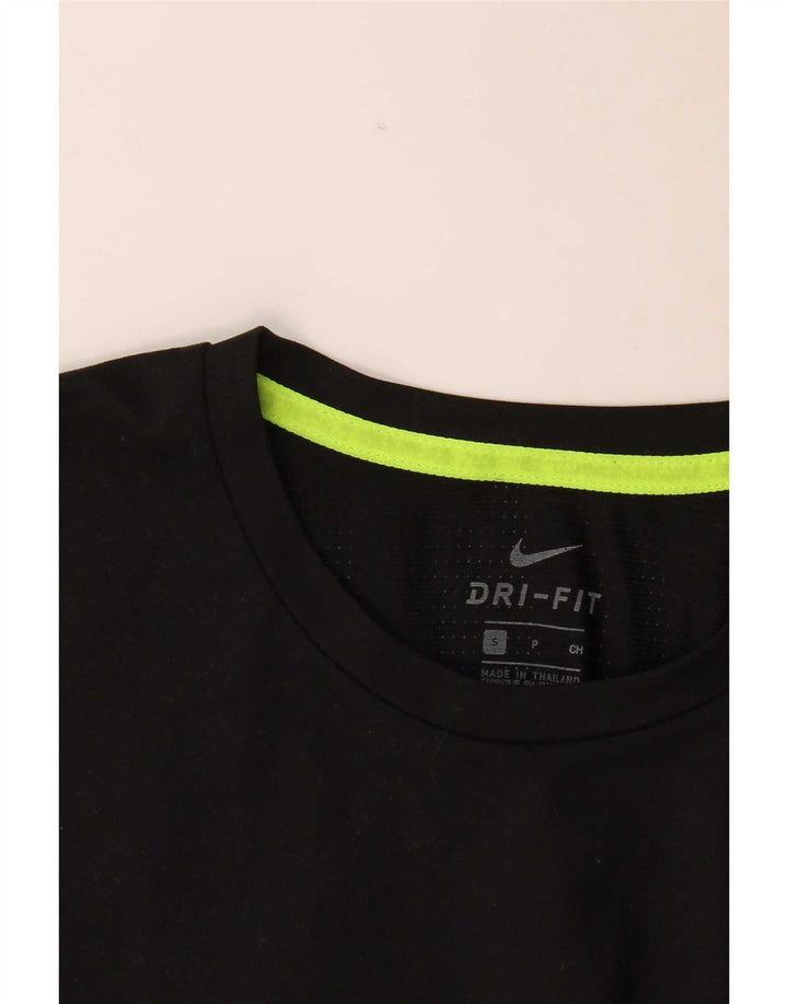 Nike Dri Fit Vest Top Small Black Colourblock