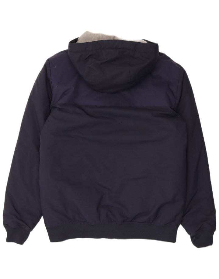 Adidas muška vjetrovka s kapuljačom jakna UK 38 Medium tamnoplavi poliester