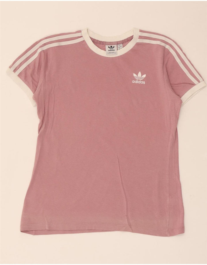 Adidas ženska majica kratkih rukava UK 12 srednje ružičasta
