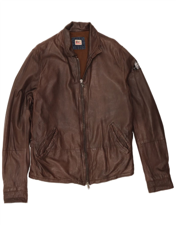 Roy Rogers muška kožna jakna IT 50 Large Brown Leather