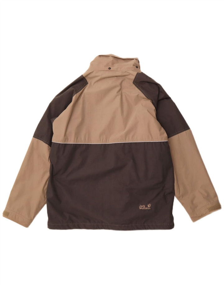 Jack Wolfskin muška kišna jakna UK 42 XL bež poliester u boji