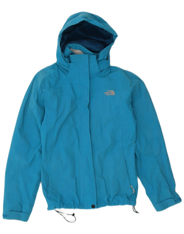 The North Face ženska kišna jakna s kapuljačom UK 10 Mala plava najlonska