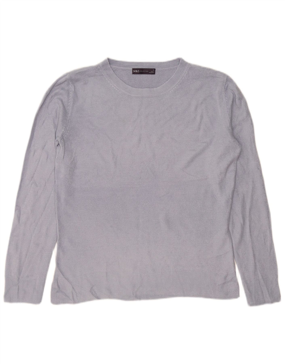 Marks & Spencer ženski pulover s okruglim izrezom UK 10 Small Blue