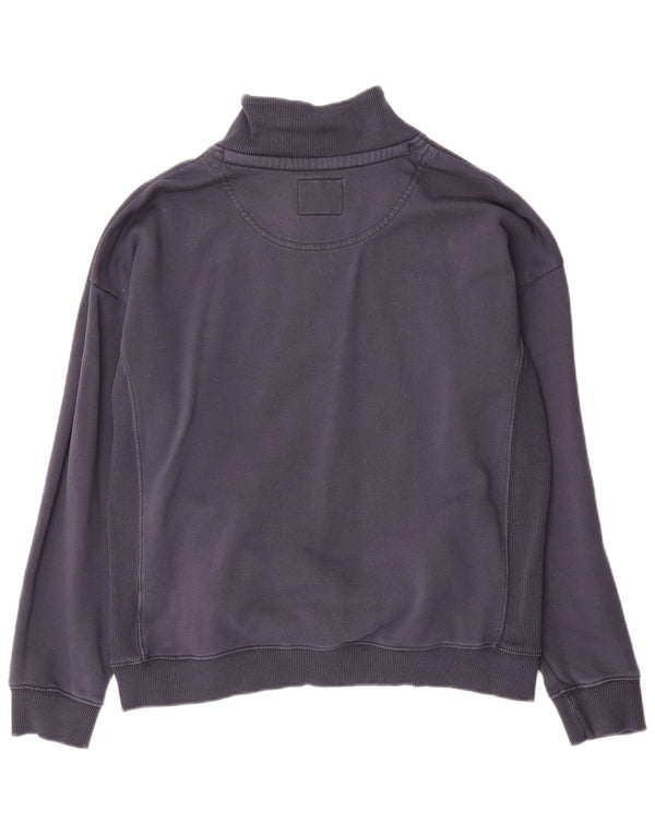 Fat Face muški džemper s izrezom s patentnim zatvaračem srednje tamnoplave boje