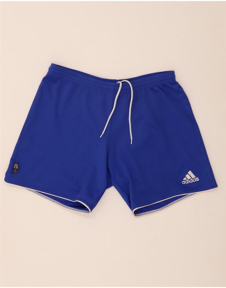 Adidas muške sportske kratke hlače Climalite male plave poliesterske boje