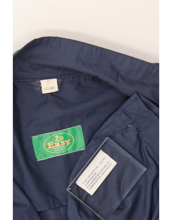 EASY Mens Utility Jacket Size 44/46 Small Blue Polyester Vintage Easy and Second-Hand Easy from Messina Hembry 