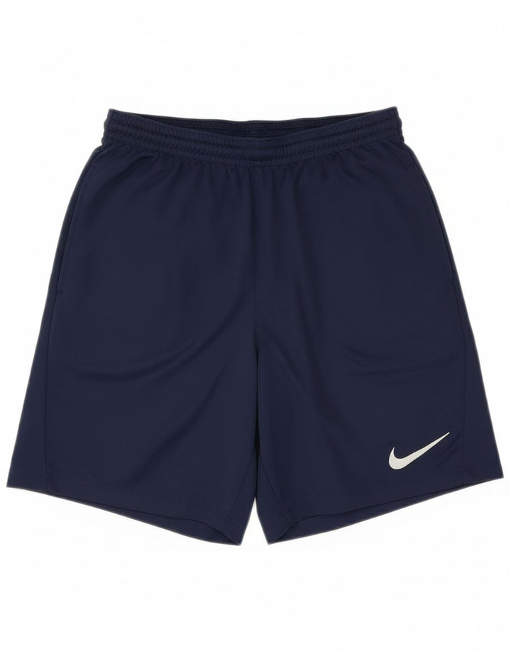 Male sportske kratke hlače Nike Dri Fit Slim Fit od tamnoplavog poliestera