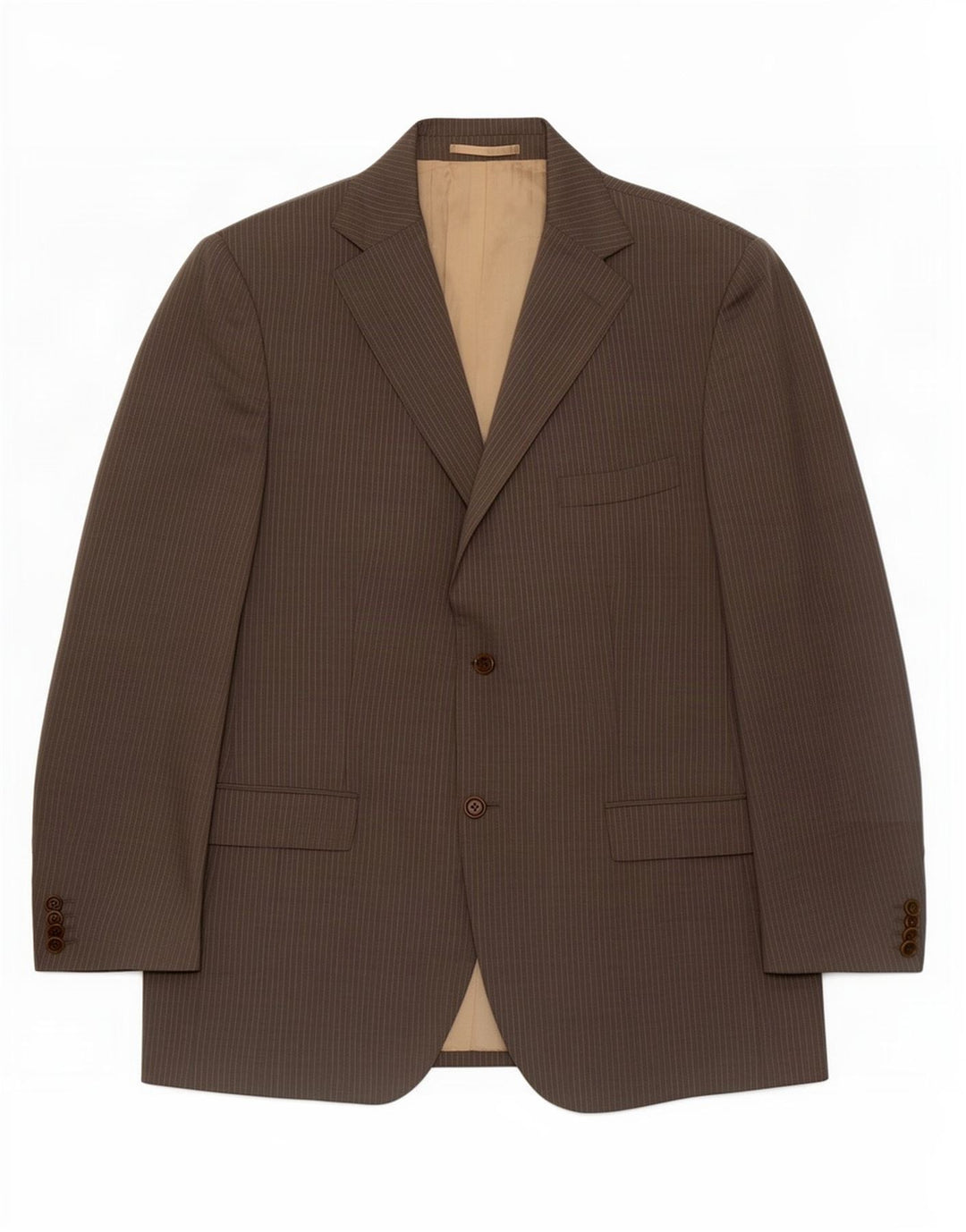 Massimo Dutti muška jakna sa 2 gumba EU 54 XL siva vunena prugasta jakna