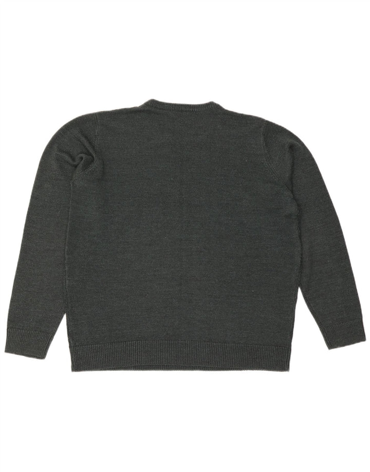 JAMES PRINGLE Muški pulover s okruglim izrezom Veliki zeleni akril