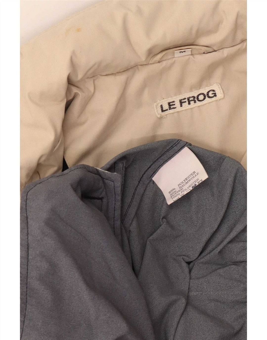 Le Frog muška vjetrovka s kapuljačom UK 38 srednje sivi poliester