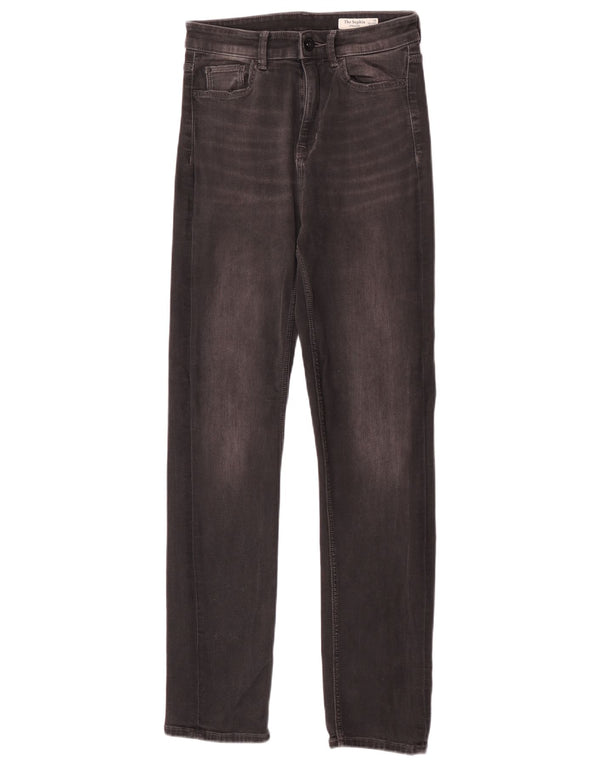 Marks & Spencer ženske ravne traperice Sophia UK 10 male W27 L30 sive