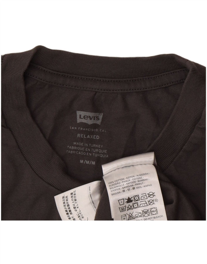 Levi's muška opuštena majica kratkih rukava srednje sivi pamuk