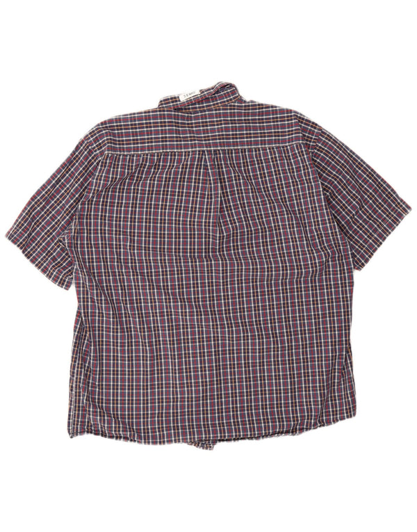 Gant muška majica kratkih rukava standardnog kroja 3XL plava karirana boja