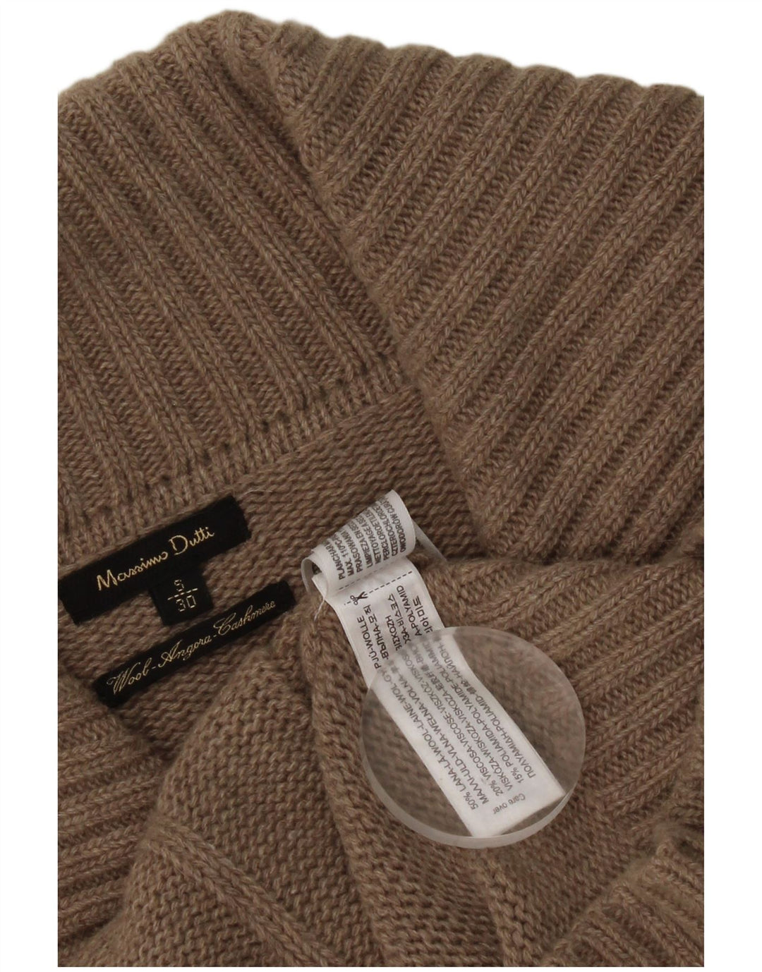Massimo Dutti ženski kardigan pulover UK 10 Mala siva vunena