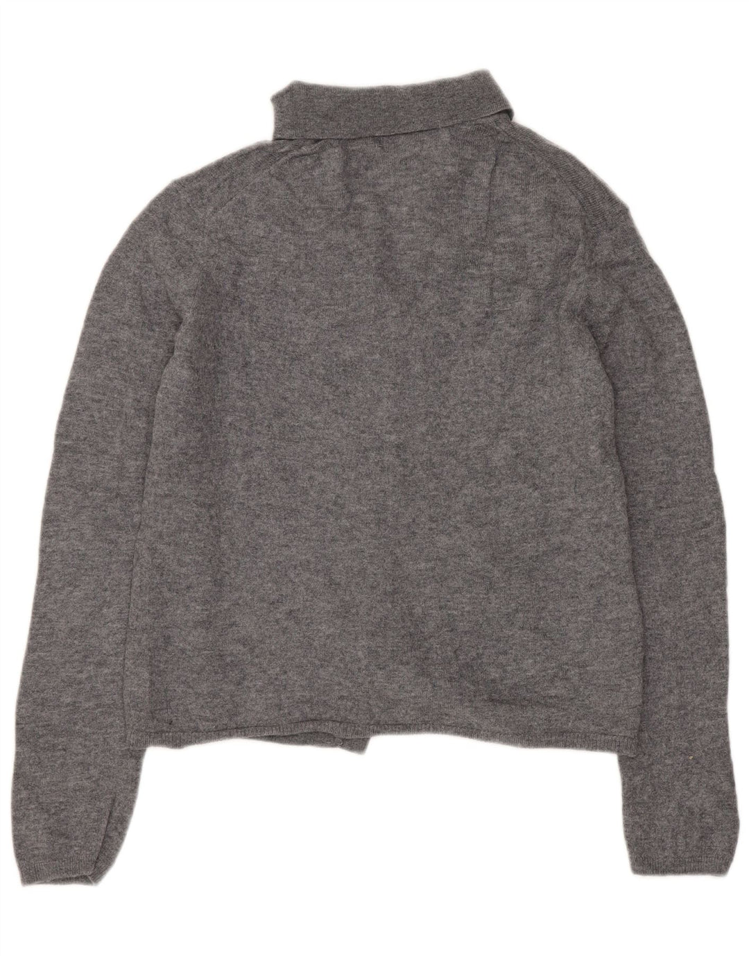 ZARA ženski kratki kardigan pulover UK 12 srednje sivi