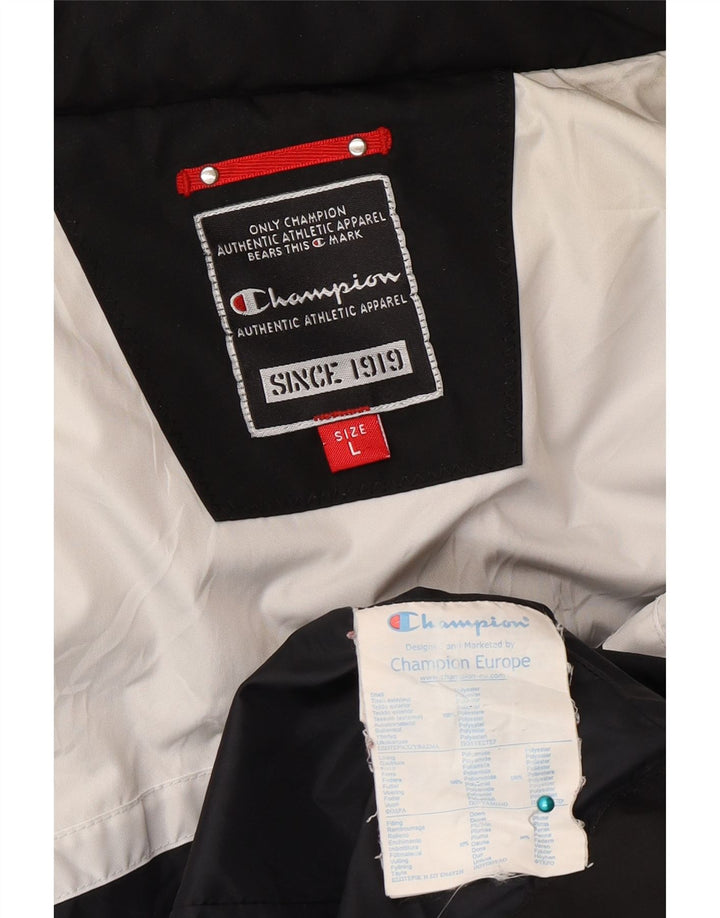 Champion ženska podstavljena jakna UK 16 veliki crni poliester