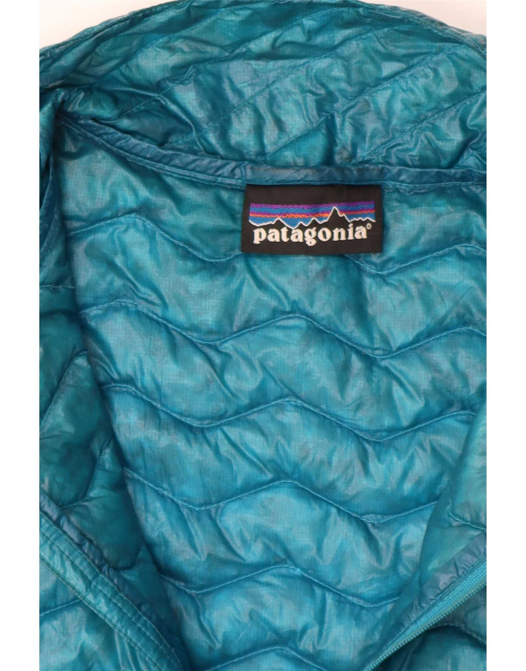 Patagonia ženski pulover podstavljena jakna UK 12 srednje plava sintetika
