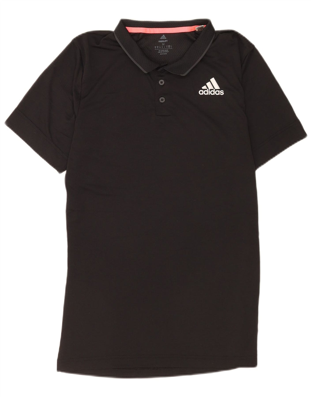 Adidas muška polo majica standardnog kroja, srednji crni poliester
