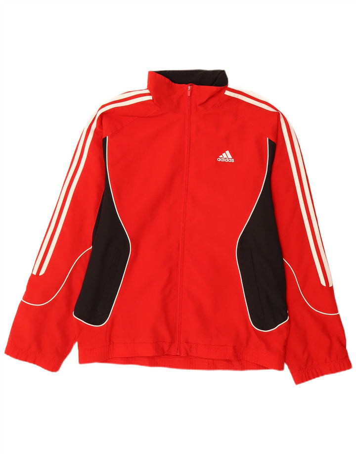 Adidas muška trenirka gornja jakna UK 36/38 mala crvena poliester u boji