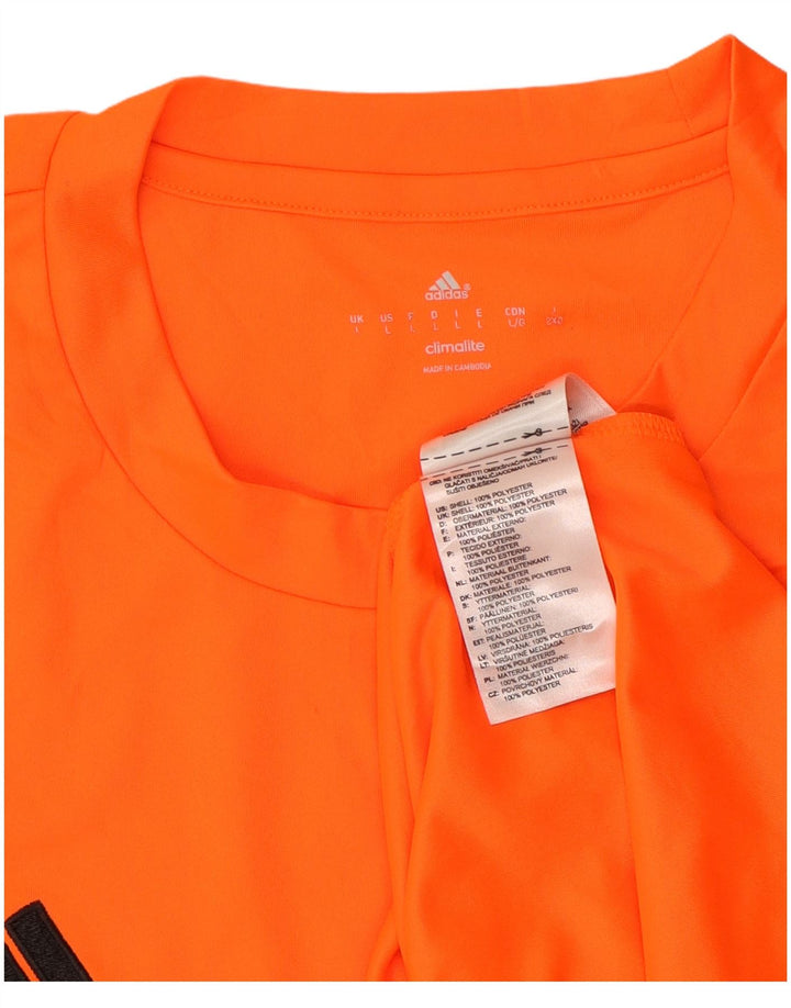 ADIDAS muška majica Climalite, veliki narančasti poliester