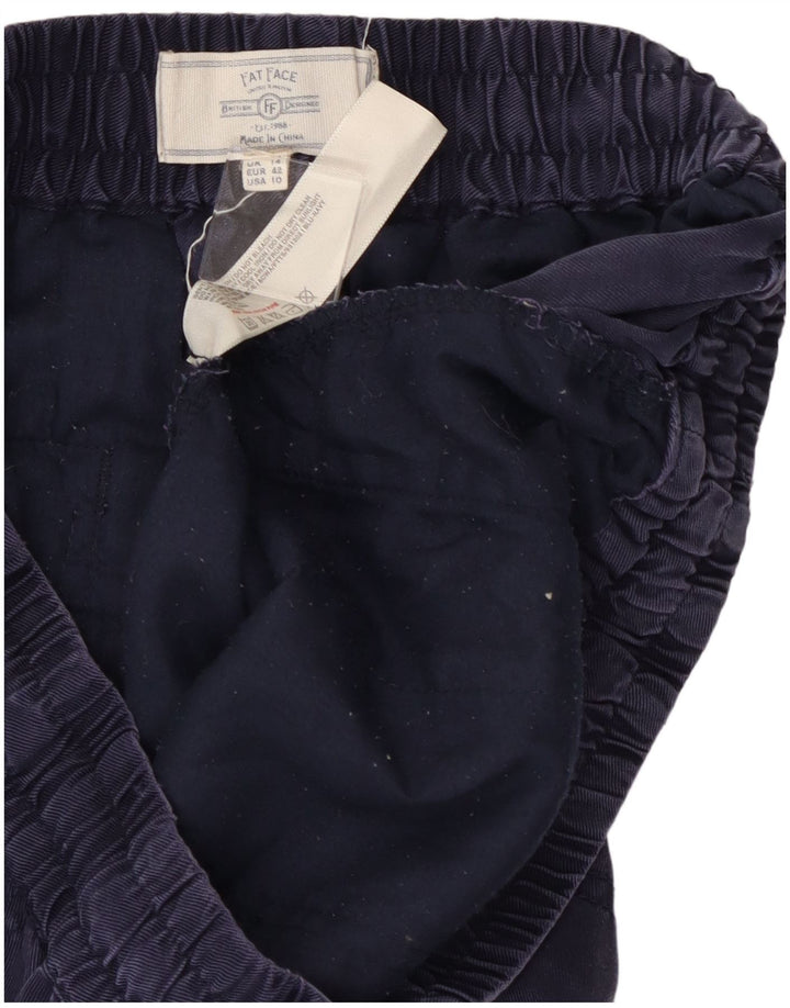 FAT FACE Ženske hlače za trčanje Ležerne hlače UK 14 Large W28 L26 Mornarsko plava