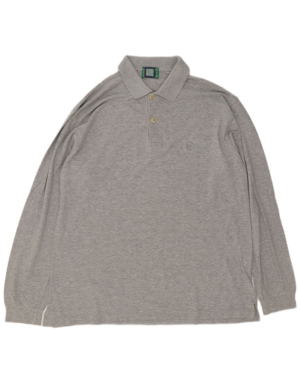 Sergio Tacchini muška polo majica dugih rukava IT 54 XL sivi pamuk