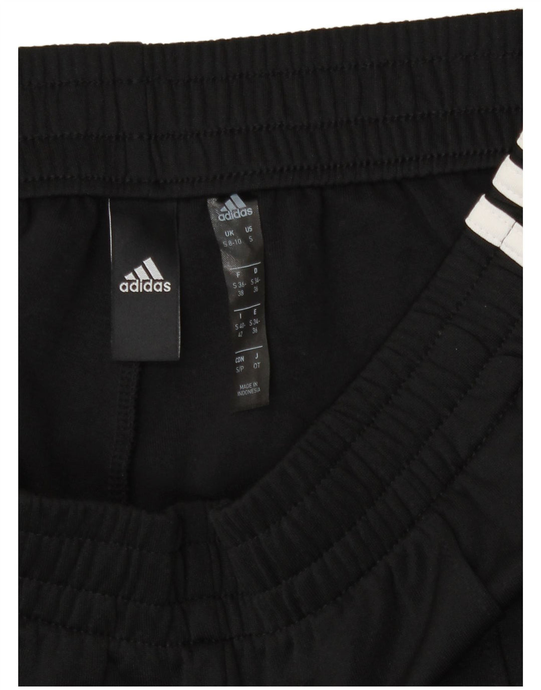 Adidas ženske hlače za trenirku UK 8/10 male crne poliesterske